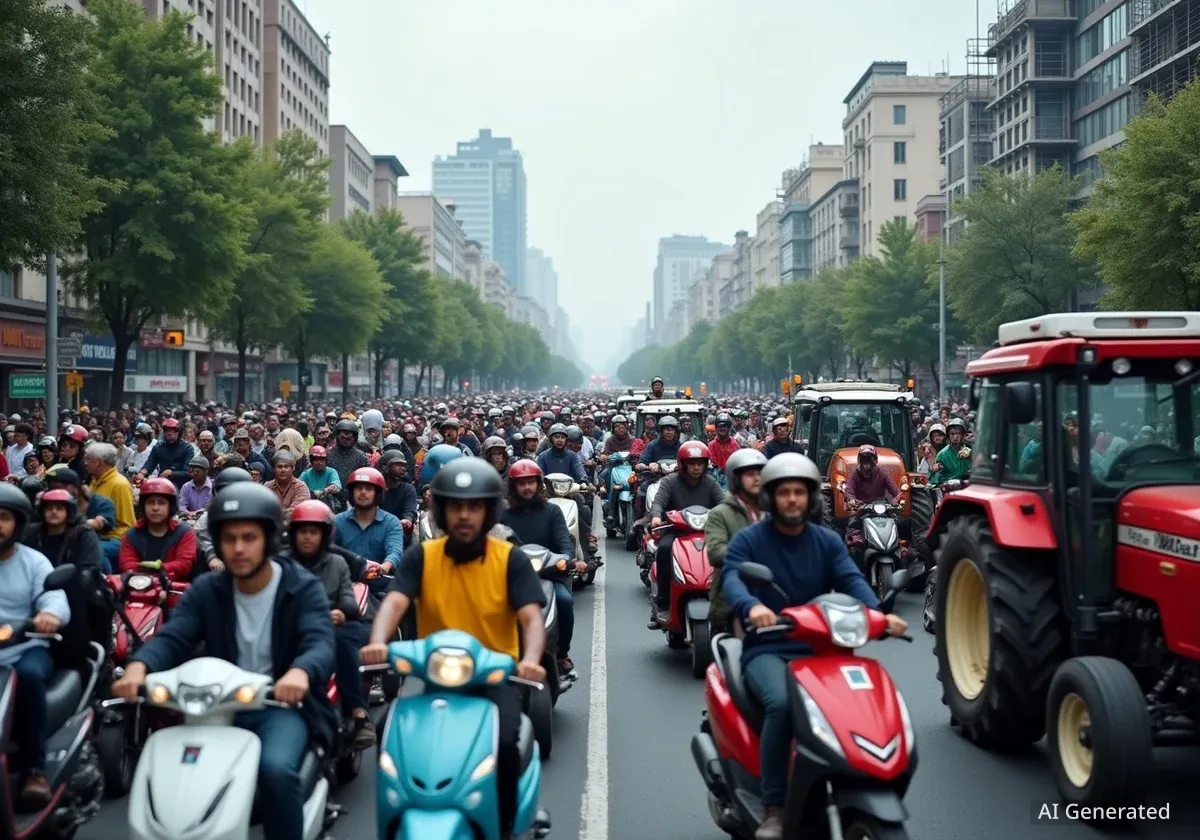 Protest Blocks The Strand During Labour Conference
