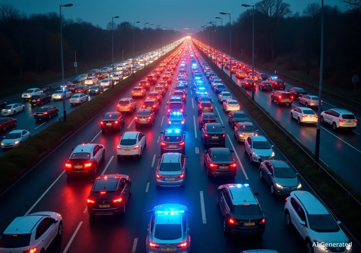 Two Seriously Injured in Edge Lane Crash Involving Police Car
