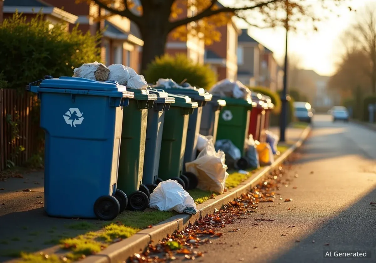 Over 160 Sefton Streets Face Bin Collection Delays