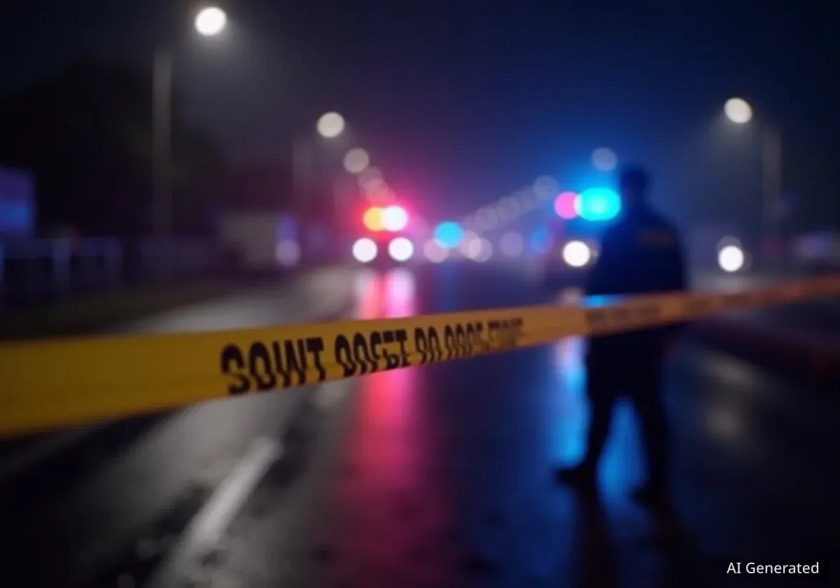 Edge Lane Closed After Crash Involving Police Vehicle