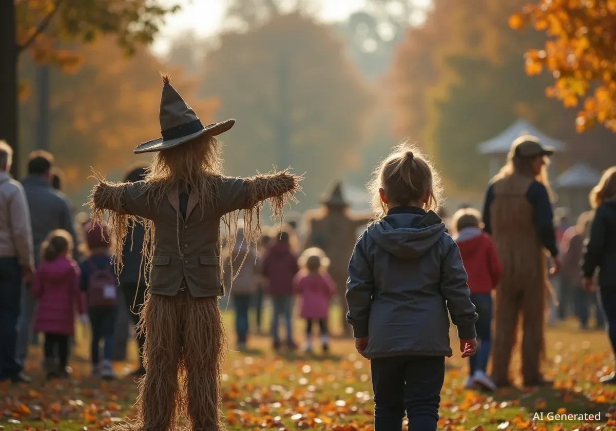 Rainhill Scarecrow Festival Draws Crowds with Creative Displays