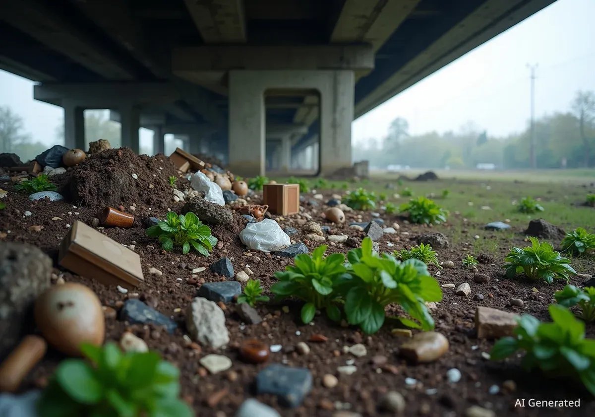 Waste Dump Under M53 Motorway Remains for Six Months
