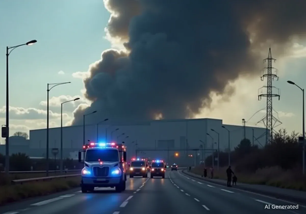 Liverpool Warehouse Fire Prompts Road Closures and Warning