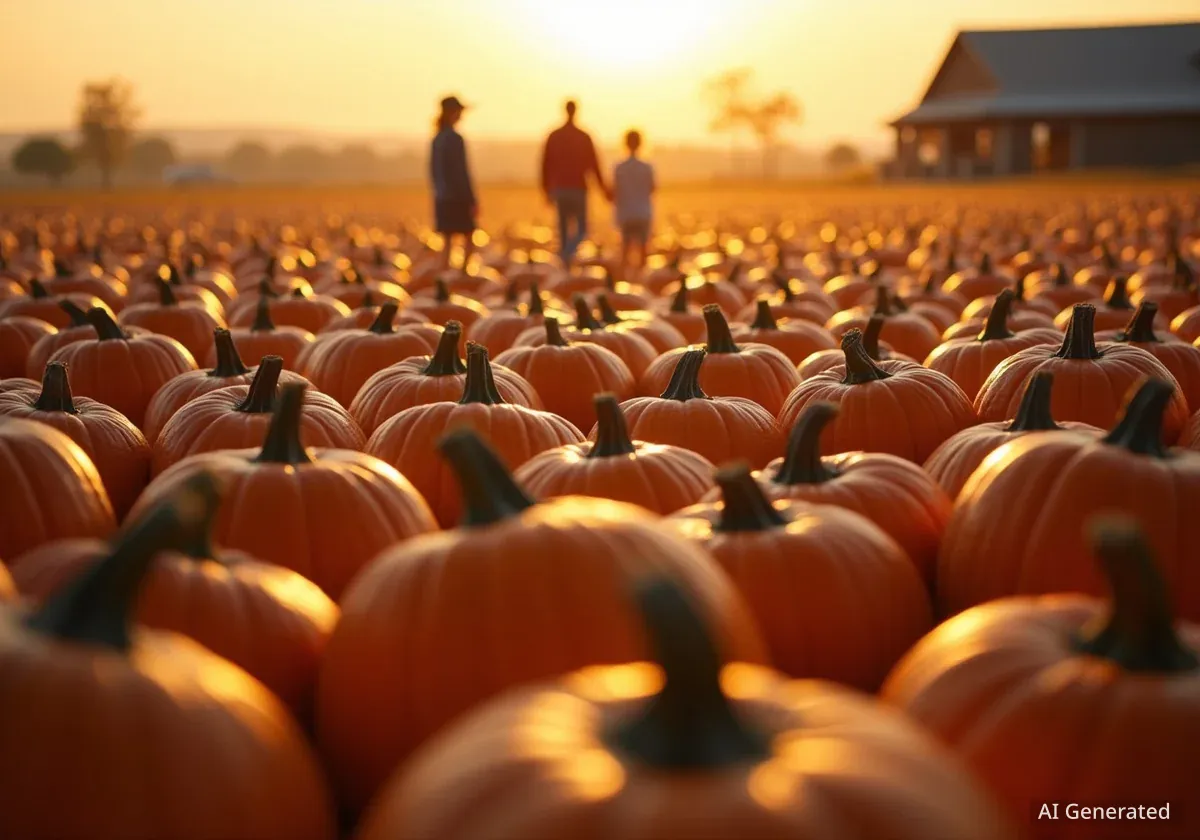 Wirral Farm Prepares for 20,000 Pumpkins This Weekend