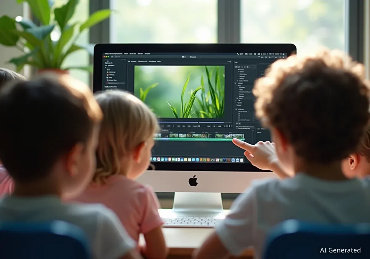 Church Drive Primary School Eco Club Receives Mac Computer