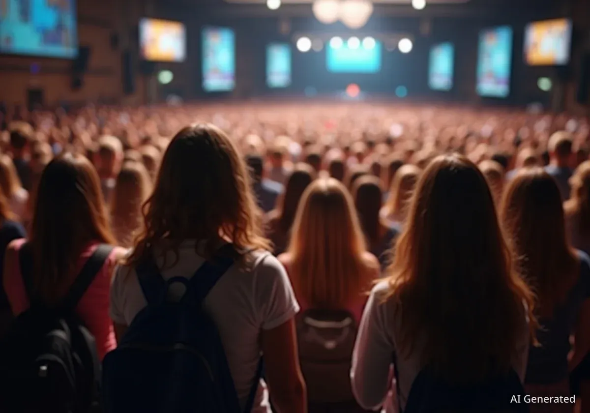 Hundreds of Teenage Girls Attend Scouse Girl Social Event
