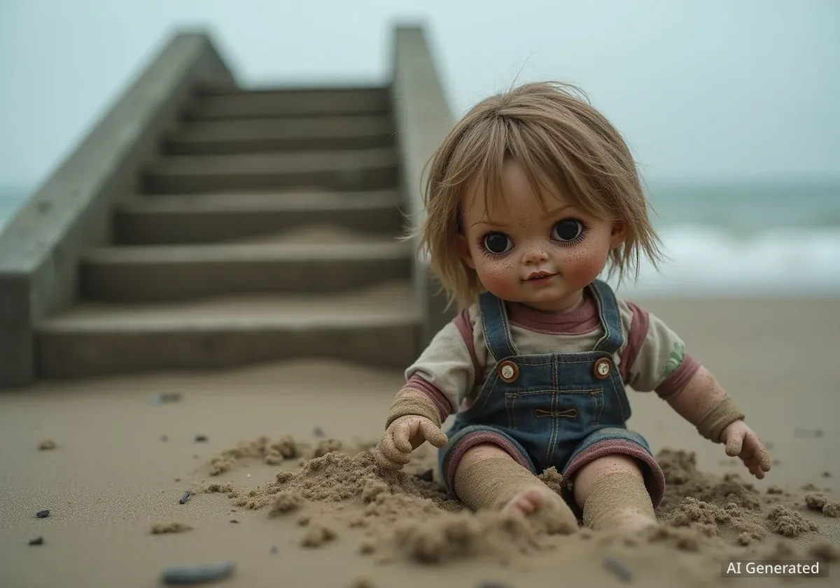 Unsettling Doll Discovered on Blundellsands Beach Steps