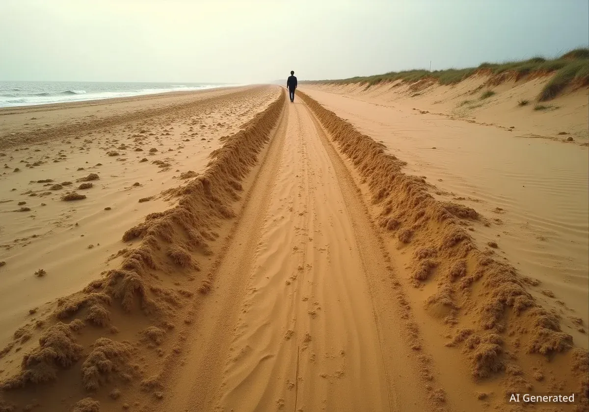 Crosby Coastal Path Safety Concerns Rise as Sand Buries Walkway